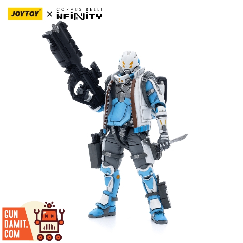JoyToy JT5185 1/18 Infinity PanOceania Nokken male soldier with rifle and knife JoyToy JT5185 1/18 Infinity PanOceania Nokken male soldier with rifle and knife