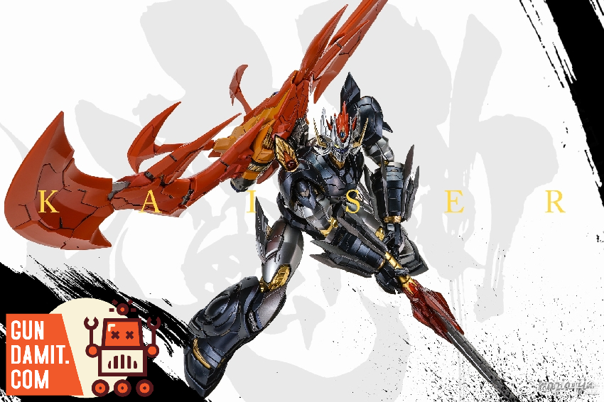 CCS Toys Great Mazinkaiser dynamic pose wielding sword with Fire Blaster wings CCS Toys Great Mazinkaiser dynamic pose wielding sword with Fire Blaster wings