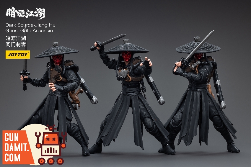JoyToy Ghost Gate Assassin masked warrior sword pose JoyToy Ghost Gate Assassin masked warrior sword pose