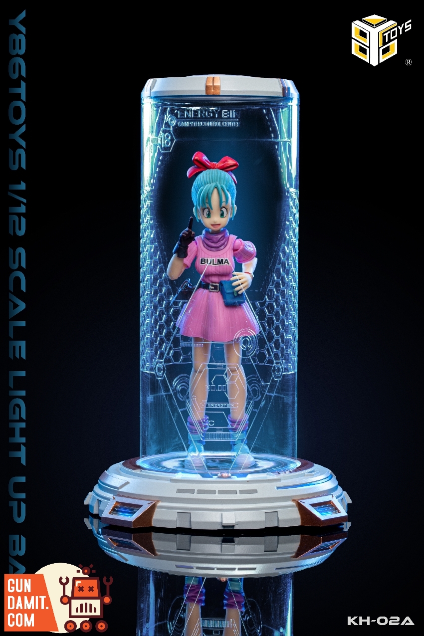 86Toys KH-02A 6 inch luminous base deluxe clear tube display column 86Toys KH-02A 6 inch luminous base deluxe clear tube display column