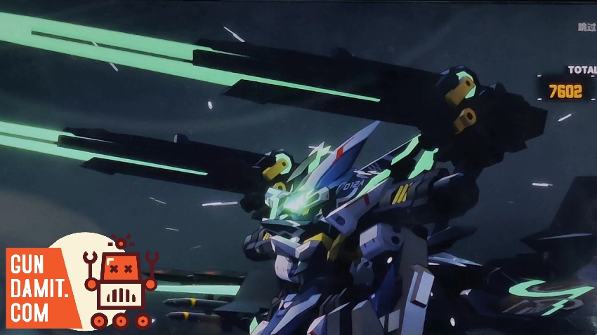HowlingStar CZ-12A Nebula Cross Core mecha model side view with weapons HowlingStar CZ-12A Nebula Cross Core mecha model side view with weapons
