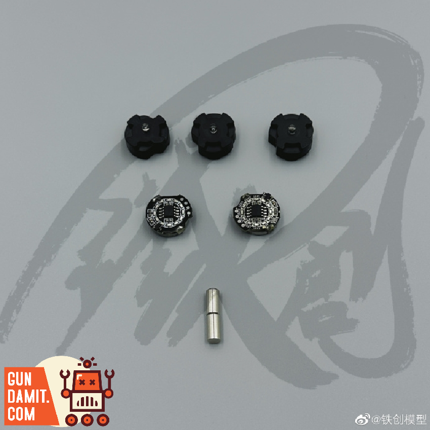 LED unit package contents showing four black GN Drive housings two circuit boards and installation tool LED unit package contents showing four black GN Drive housings two circuit boards and installation tool