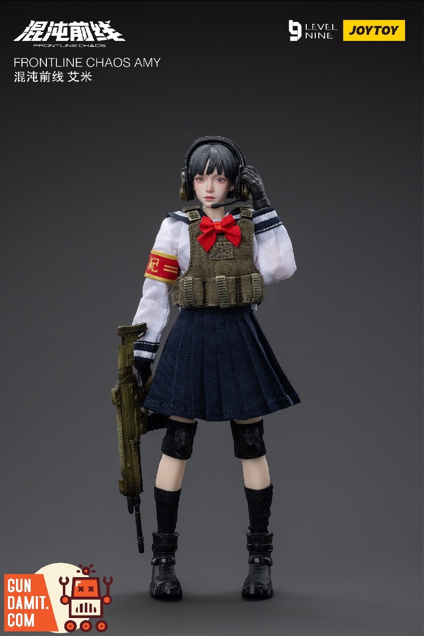 JoyToy 1/12 Level Nine Frontline Chaos Amy figure with assault rifle JoyToy 1/12 Level Nine Frontline Chaos Amy figure with assault rifle