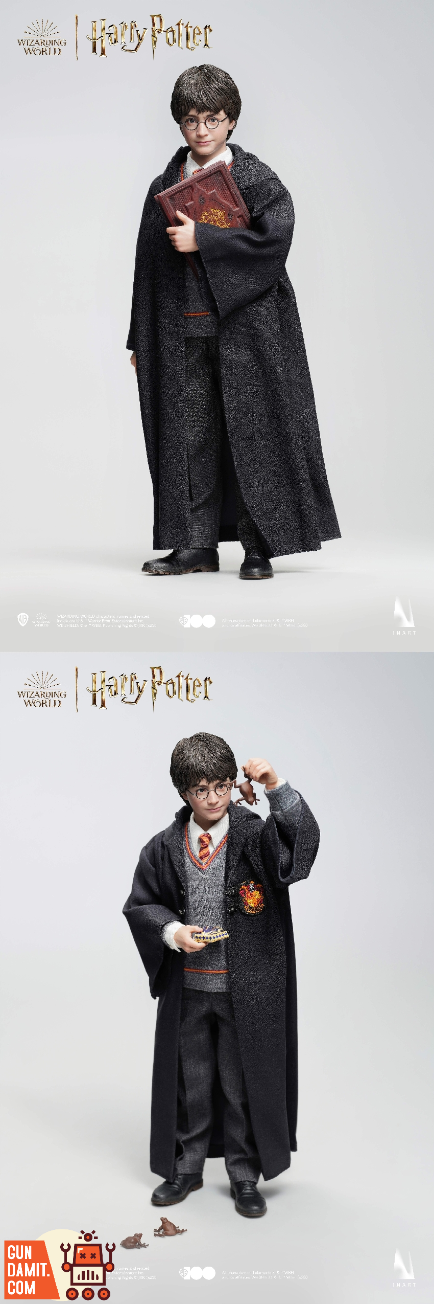 INART Harry Potter deluxe figure front view in school robes INART Harry Potter deluxe figure front view in school robes