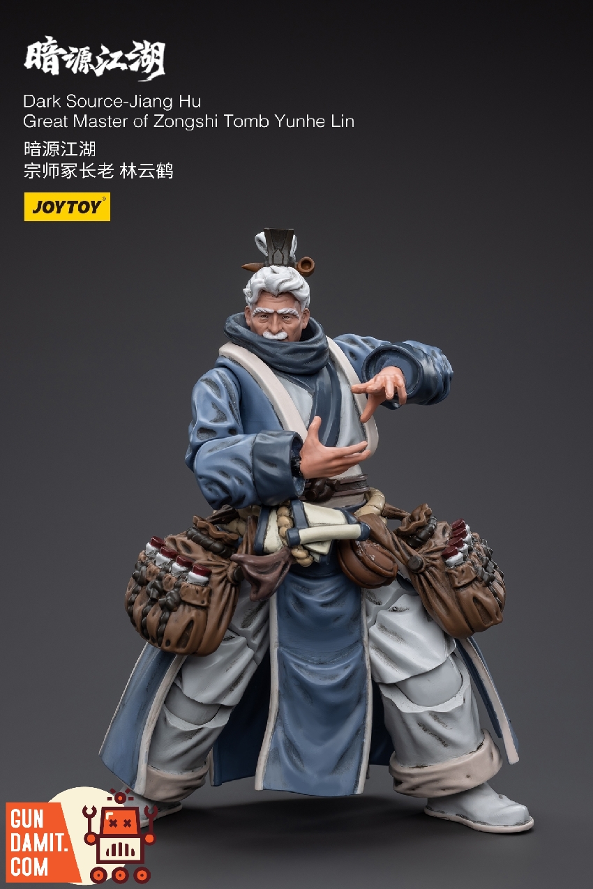 JoyToy Zongshi Tomb Yunhe Lin blue robes detail JoyToy Zongshi Tomb Yunhe Lin blue robes detail