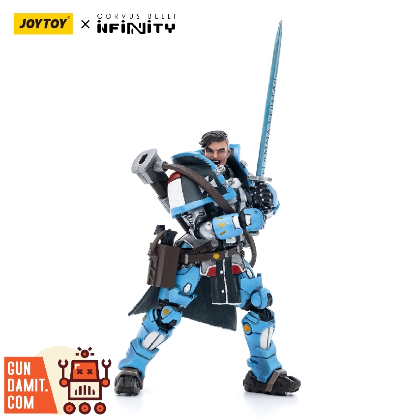 JoyToy JT5178 1/18 Infinity PanOceania Padre-Inquisidor Mendoza wielding energy sword JoyToy JT5178 1/18 Infinity PanOceania Padre-Inquisidor Mendoza wielding energy sword