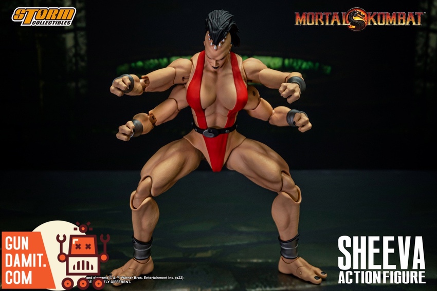 Storm Toys Mortal Kombat Sheeva action pose Storm Toys Mortal Kombat Sheeva action pose