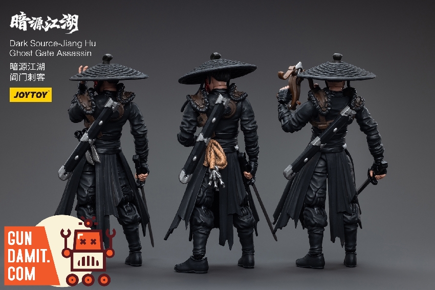 Dark Source Jianghu Assassin straw hat and robe detail Dark Source Jianghu Assassin straw hat and robe detail
