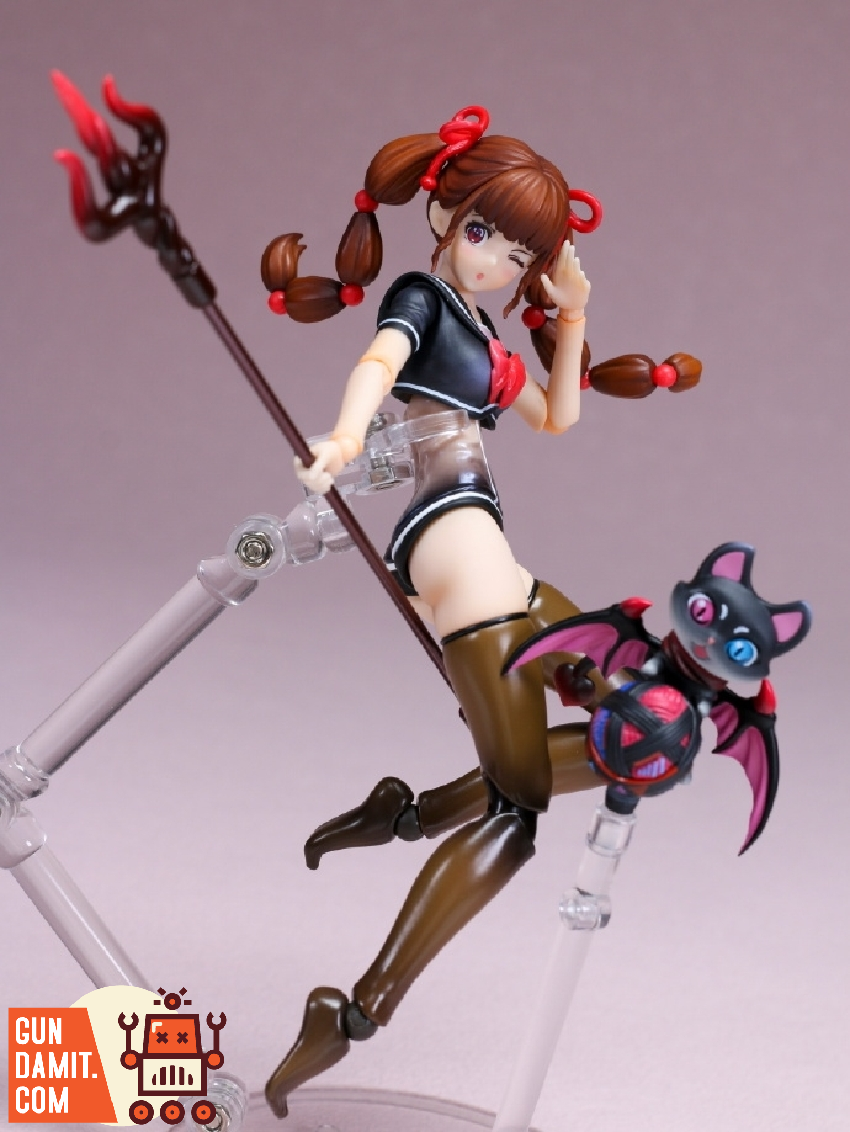 CiYuanJuXiang 1/12 Hoshikawa Nana dynamic action pose with magic staff and bat CiYuanJuXiang 1/12 Hoshikawa Nana dynamic action pose with magic staff and bat