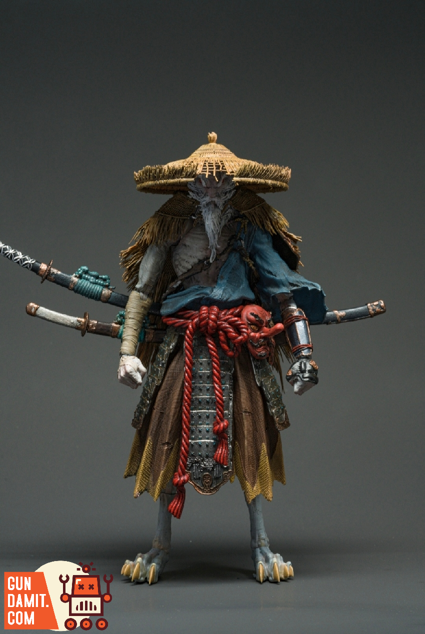 Nameless rear view with sword sheath and flowing cloth Nameless rear view with sword sheath and flowing cloth