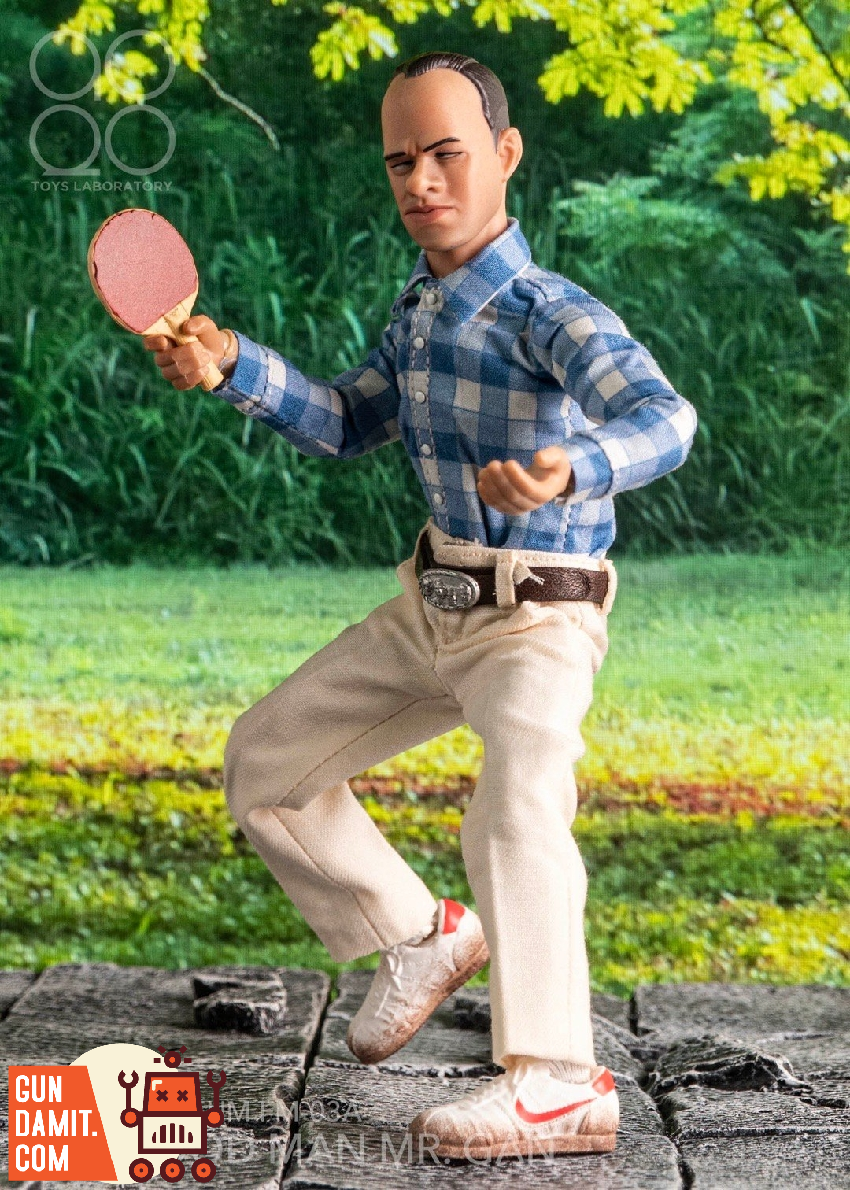 Forrest Gump accessories layout with ping pong paddle and medals Forrest Gump accessories layout with ping pong paddle and medals