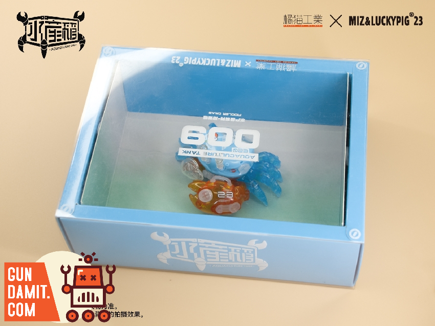 Orange Cat Industry Fiddler Crab Gulf Blue version product box packaging with clear window Orange Cat Industry Fiddler Crab Gulf Blue version product box packaging with clear window
