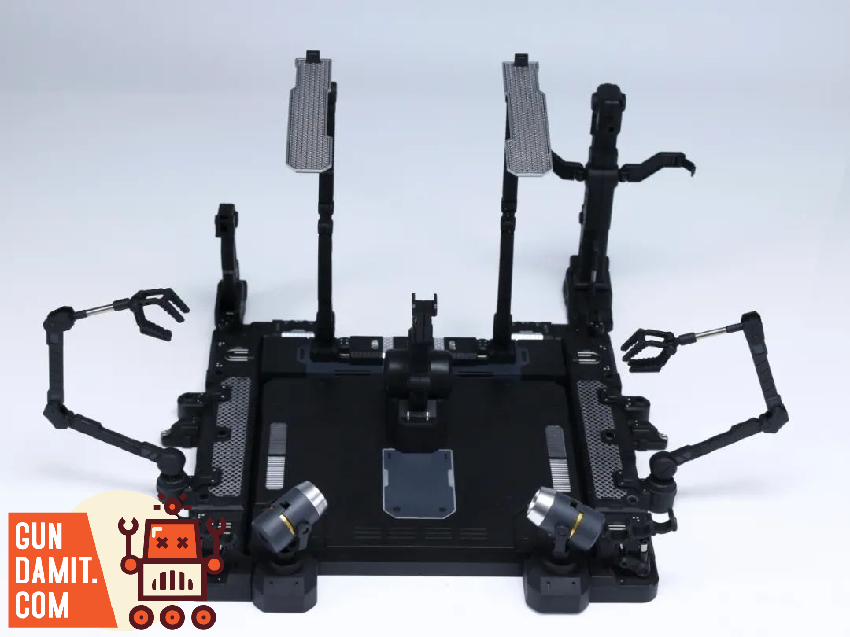 Effects Wings Missonpack Hanger rear angle with spotlight panels and tool arm details Effects Wings Missonpack Hanger rear angle with spotlight panels and tool arm details