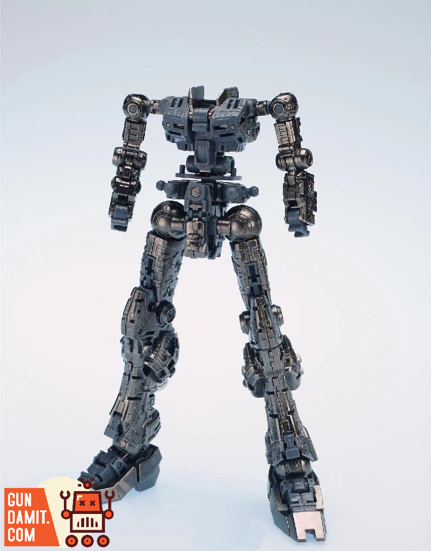Point Factory alloy inner frame skeleton for RG Nu Gundam front view Point Factory alloy inner frame skeleton for RG Nu Gundam front view
