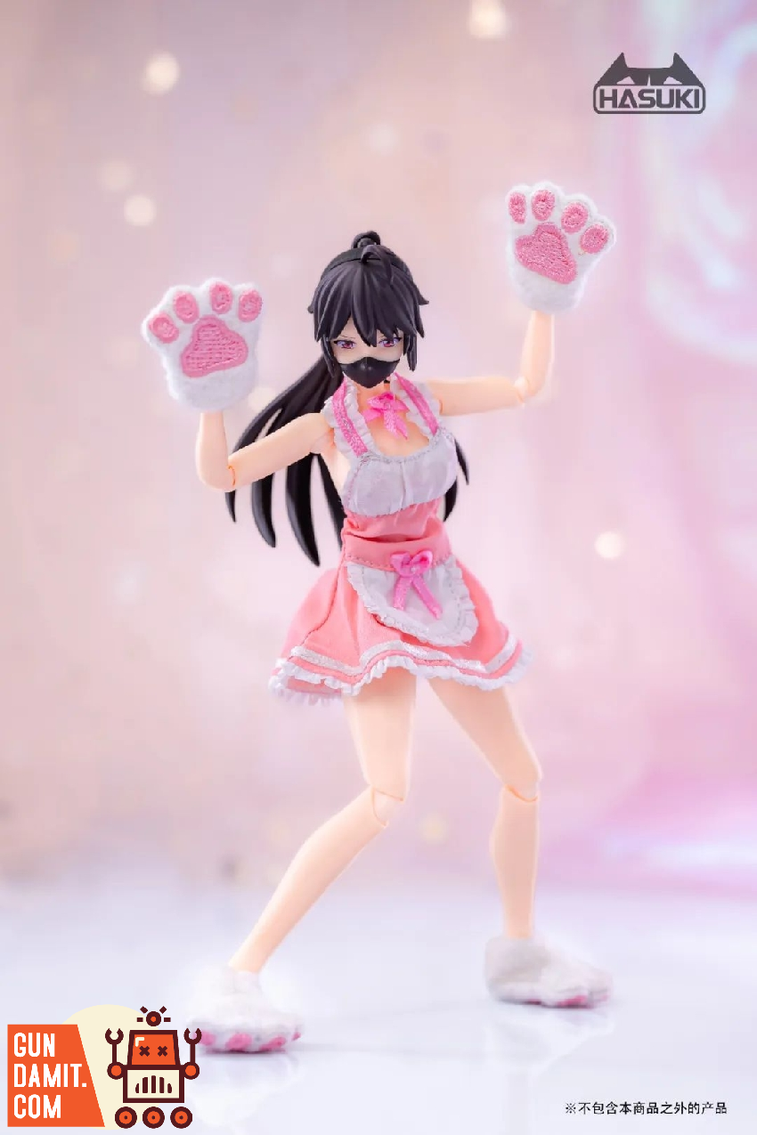 HASUKI cat paw gloves and shoes white version complete accessory set layout HASUKI cat paw gloves and shoes white version complete accessory set layout