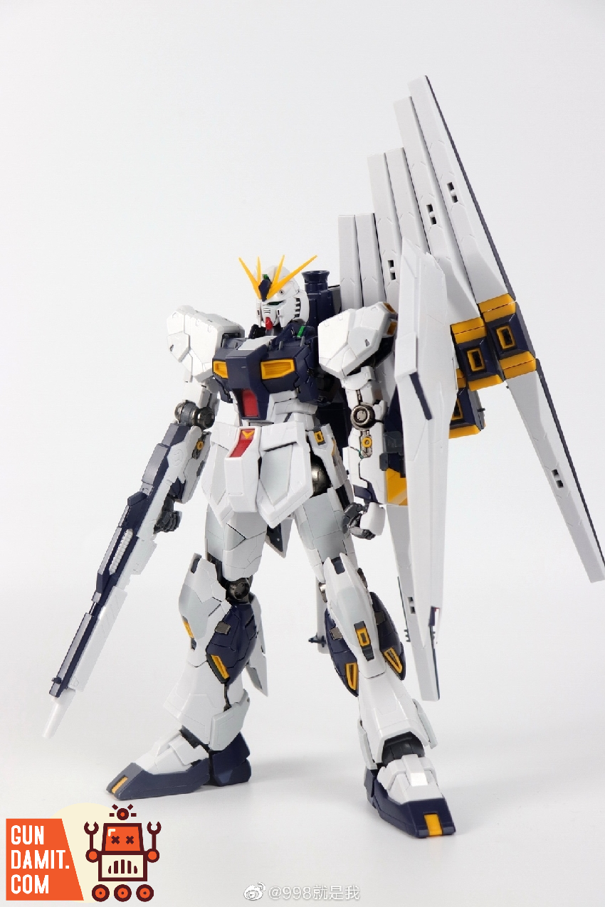 MG Hi-Nu Gundam Ver.Ka with TLX-04 metal frame upgrade MG Hi-Nu Gundam Ver.Ka with TLX-04 metal frame upgrade