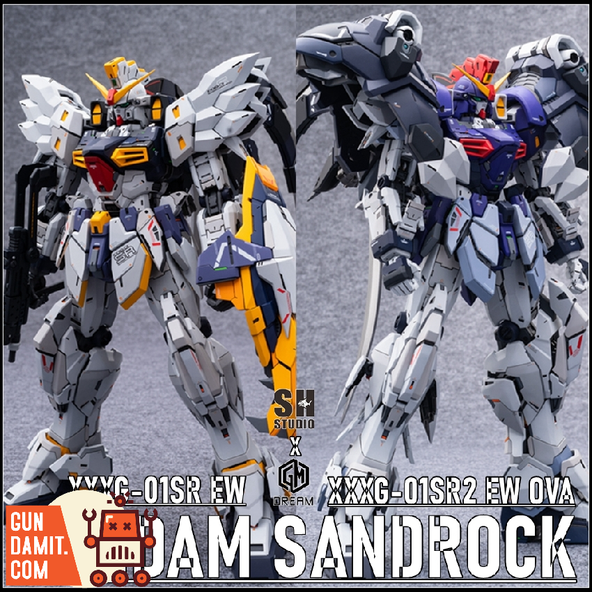SH Studio 1/60 Sandrock Custom full resin GK rear view showing backpack SH Studio 1/60 Sandrock Custom full resin GK rear view showing backpack