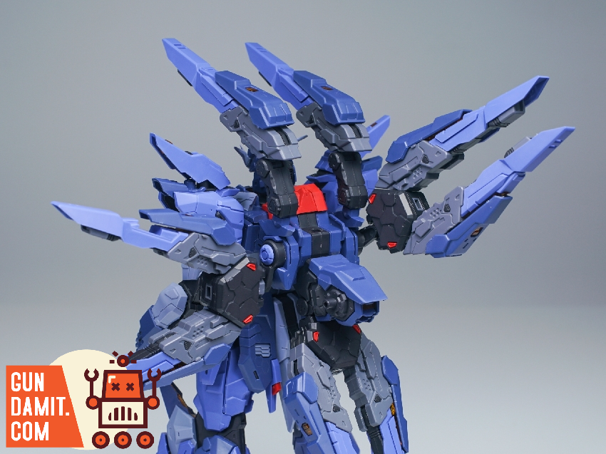 Zao Workshop Saint Armor Redeem rear view showing wing assembly Zao Workshop Saint Armor Redeem rear view showing wing assembly
