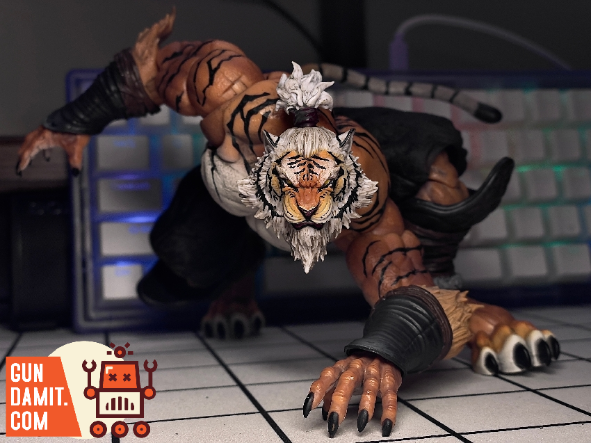 Maestro Union 1/12 Blade Master Weng tiger warrior crouching attack pose Maestro Union 1/12 Blade Master Weng tiger warrior crouching attack pose