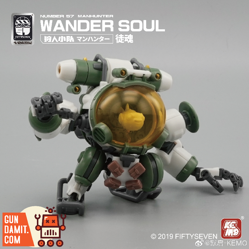 Wander Soul model kit in crouching combat stance with extended arms and tail Wander Soul model kit in crouching combat stance with extended arms and tail