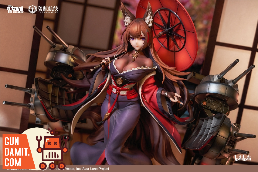 AniMester 1/7 Azur Lane Amagi heavily armed version with weapon accessories AniMester 1/7 Azur Lane Amagi heavily armed version with weapon accessories
