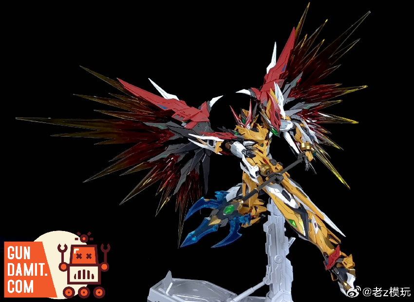 Motor Nuclear Bai Qi mecha model assembled front view Motor Nuclear Bai Qi mecha model assembled front view