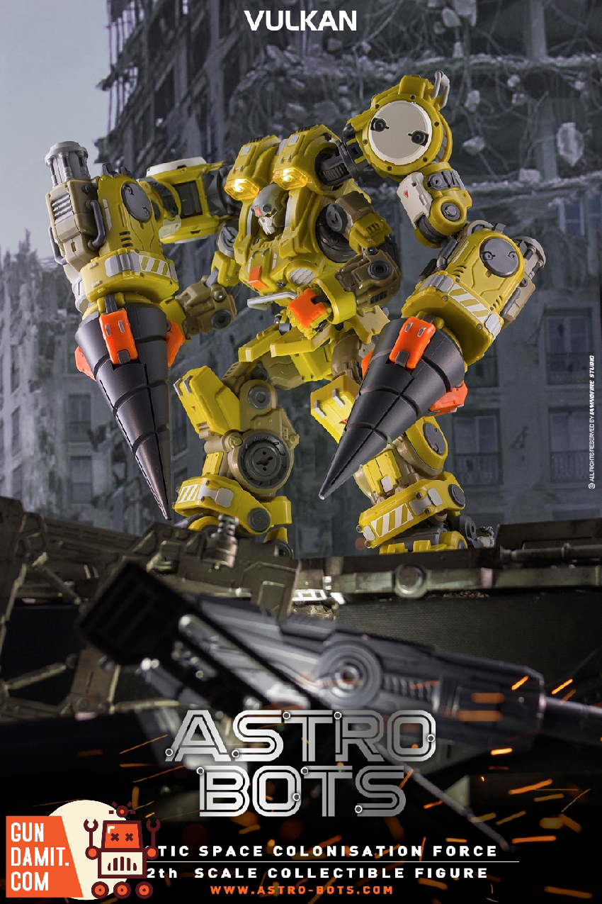 Toy Notch A-06 Vulkan dynamic combat pose Toy Notch A-06 Vulkan dynamic combat pose