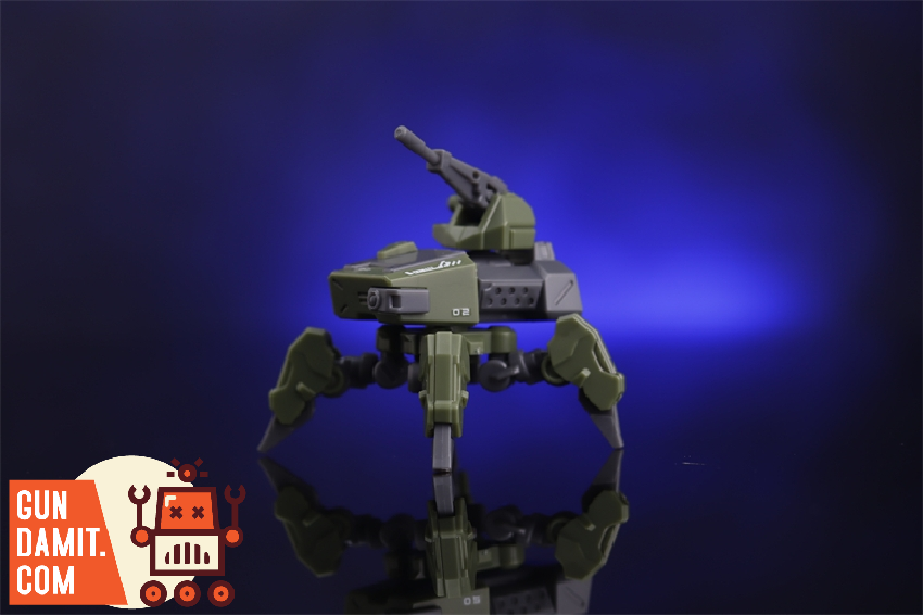 Chief Continent Wolf Spider mecha standing tall with extended legs on reflective surface with blue lighting Chief Continent Wolf Spider mecha standing tall with extended legs on reflective surface with blue lighting