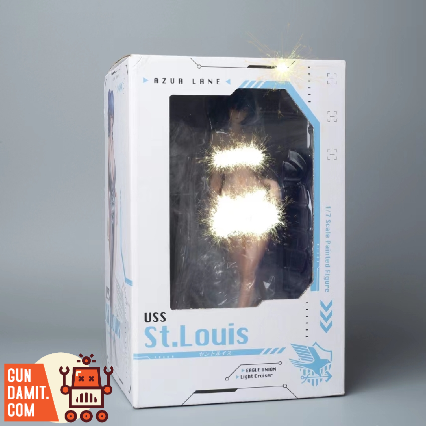 Man Xiang 1/6 Azur Lane USS St. Louis figure product packaging box front Man Xiang 1/6 Azur Lane USS St. Louis figure product packaging box front
