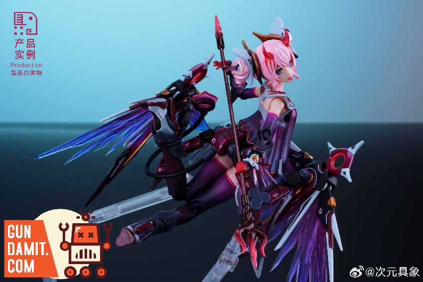 CiYuanJuXiang 1/12 Witch Fatagne figure standing pose rear view detail CiYuanJuXiang 1/12 Witch Fatagne figure standing pose rear view detail