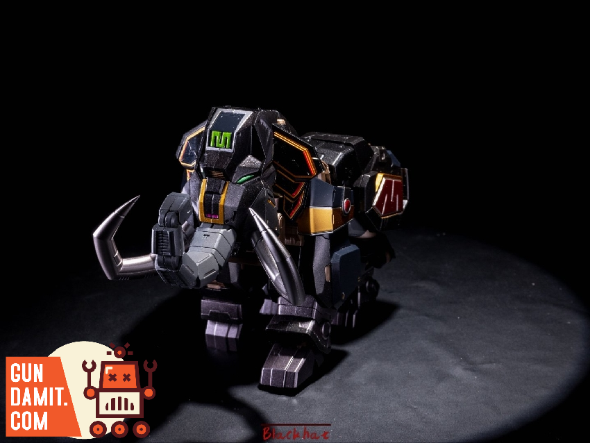 Flame Toys Power Rangers Mastodon Dinozord black mammoth mode Flame Toys Power Rangers Mastodon Dinozord black mammoth mode