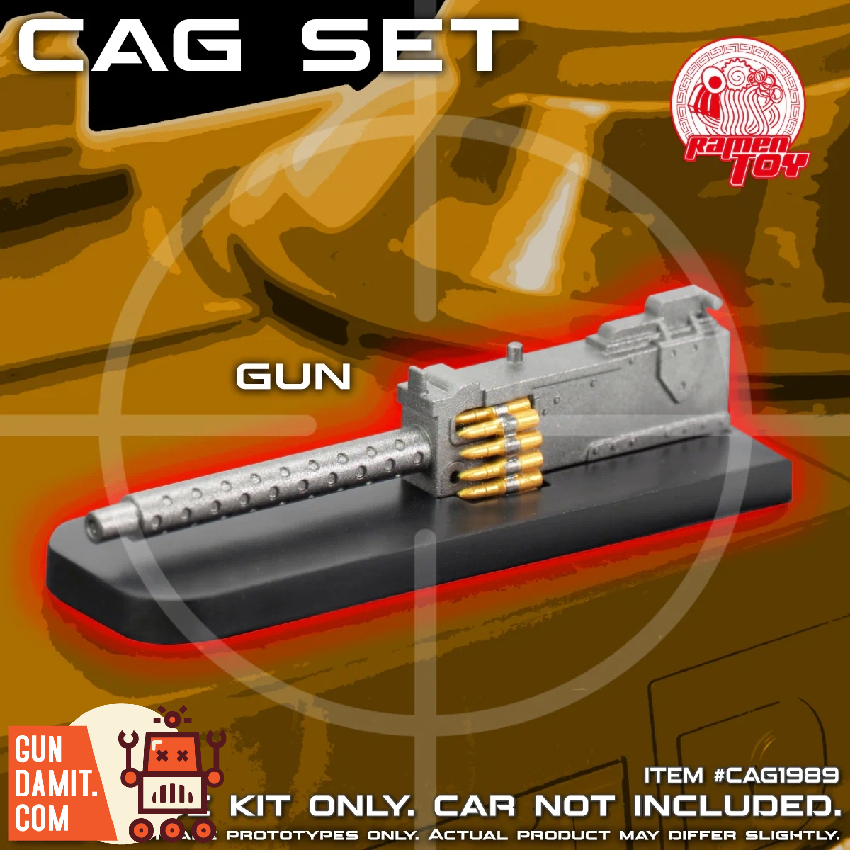 Ramen Toy CAG Set matte version gun turret upgrade accessory for McFarlane Batmobile 1989 Ramen Toy CAG Set matte version gun turret upgrade accessory for McFarlane Batmobile 1989