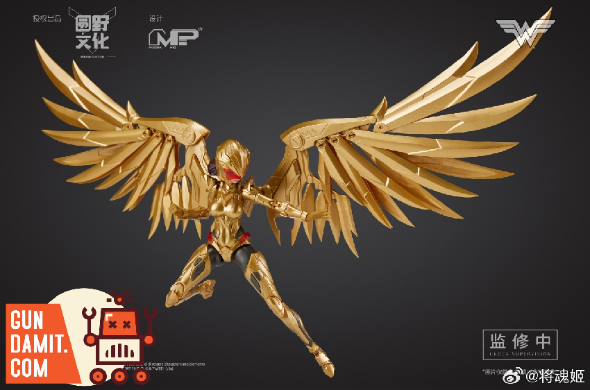 MS General DC Wonder Woman model kit cape and tiara detail MS General DC Wonder Woman model kit cape and tiara detail