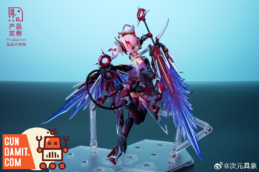 CiYuanJuXiang 1/12 Witch Fatagne figure dynamic casting pose with energy effects CiYuanJuXiang 1/12 Witch Fatagne figure dynamic casting pose with energy effects