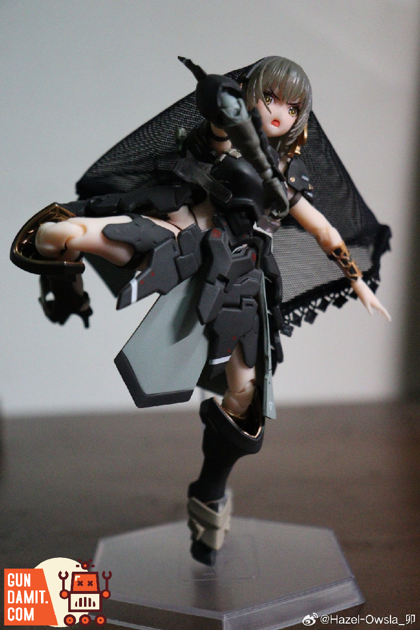 Snail Shell Victoria mecha girl with flowing cape detail Snail Shell Victoria mecha girl with flowing cape detail