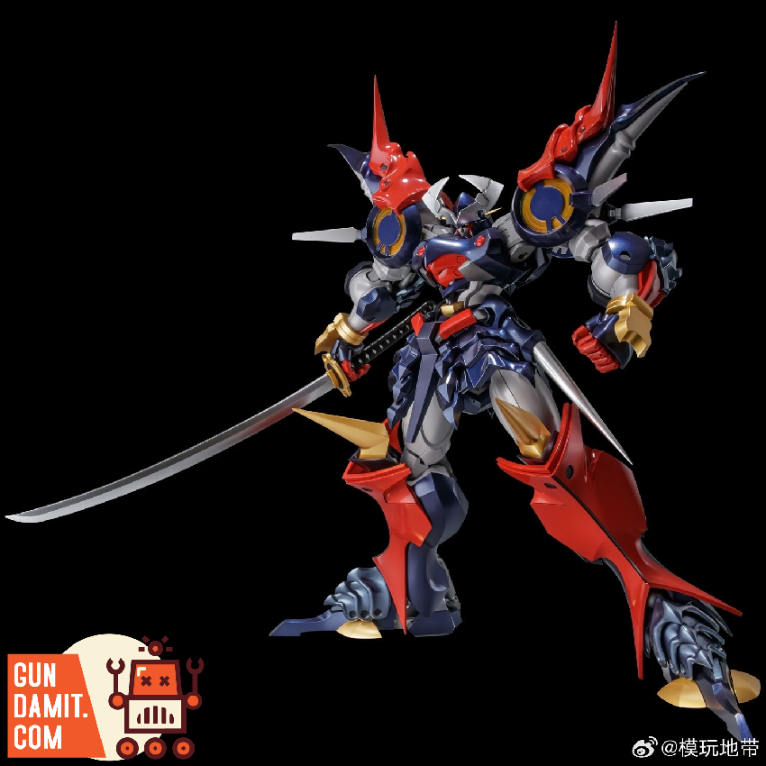 Sentinel RIOBOT DyGenGuar action figure dual katana action pose Sentinel RIOBOT DyGenGuar action figure dual katana action pose