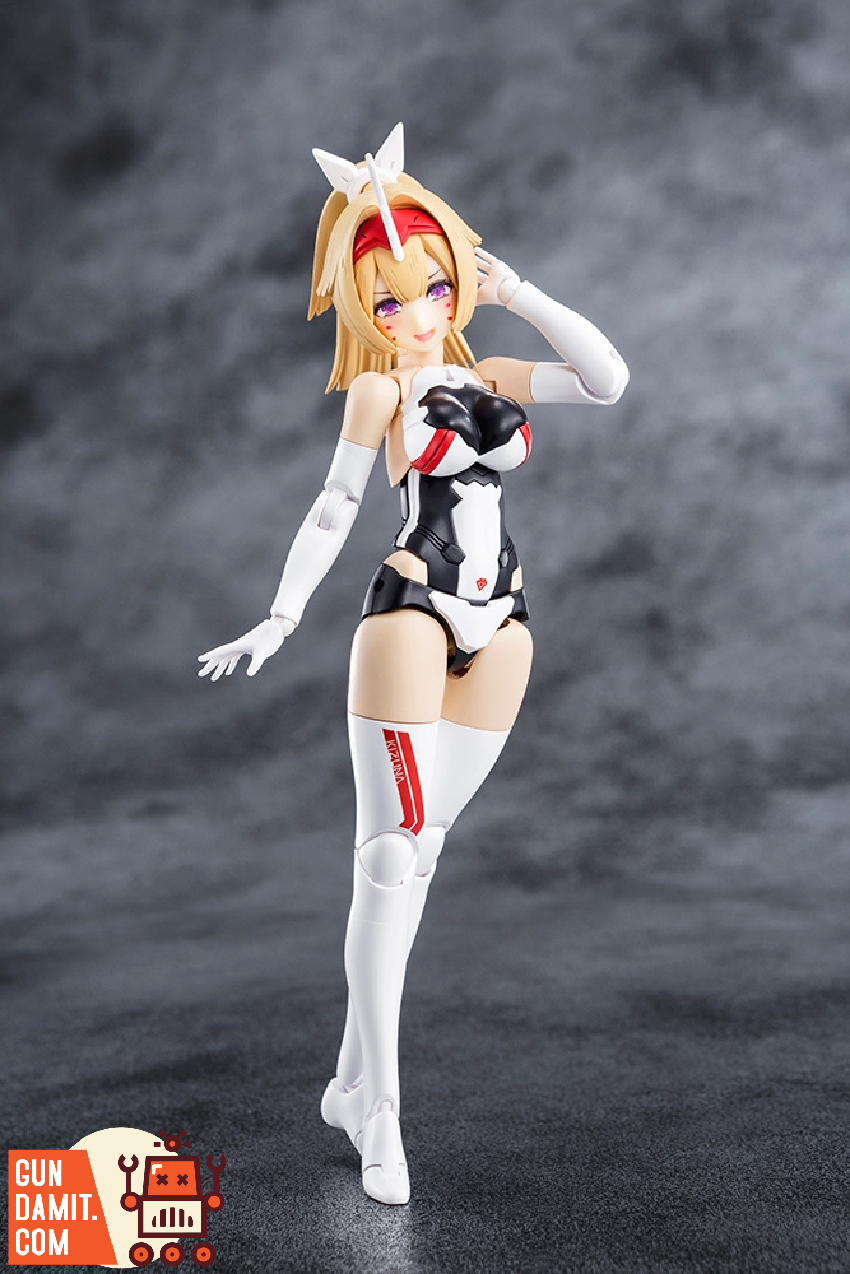 KP716 Asra Archer Kizuna back view showing hair and armor KP716 Asra Archer Kizuna back view showing hair and armor