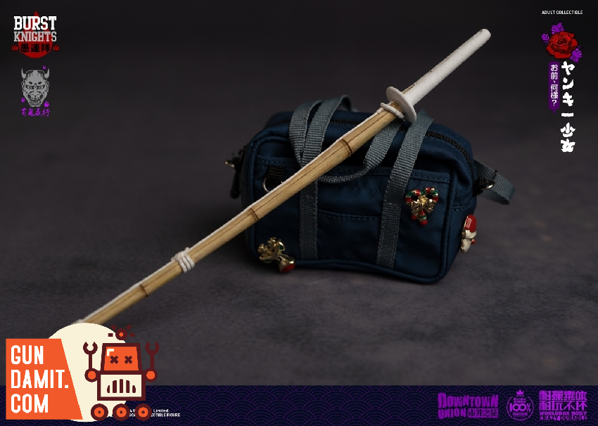 WB-AT045 1/6 delinquent girl figure side view with baseball bat WB-AT045 1/6 delinquent girl figure side view with baseball bat
