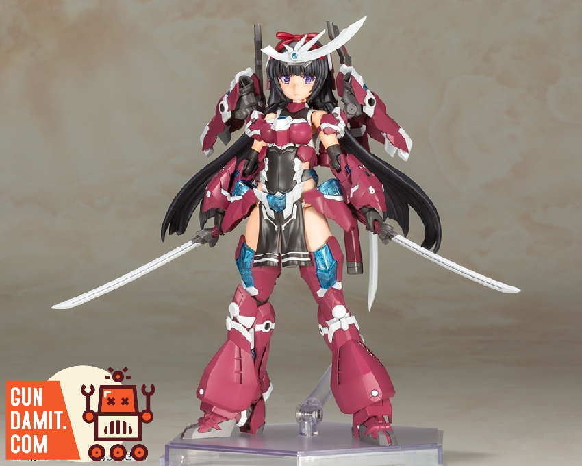 Frame Arms Girl Magatsuki assembled full body side view Frame Arms Girl Magatsuki assembled full body side view