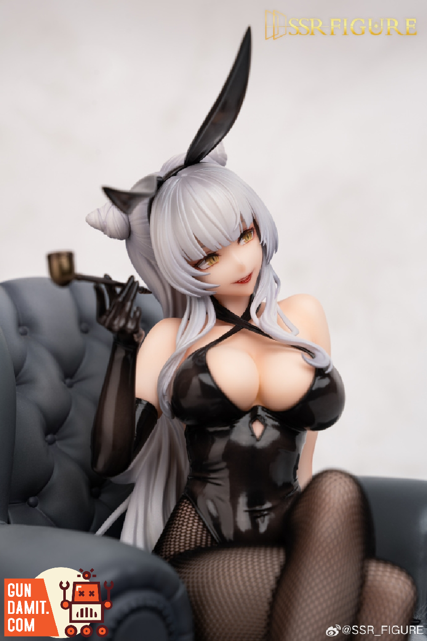 Infinity Studio x SSR 1/7 Su Jiu bunny girl figure seated front view Infinity Studio x SSR 1/7 Su Jiu bunny girl figure seated front view