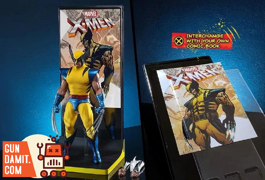 Wolverine HS01 figure close-up with adamantium claws extended Wolverine HS01 figure close-up with adamantium claws extended