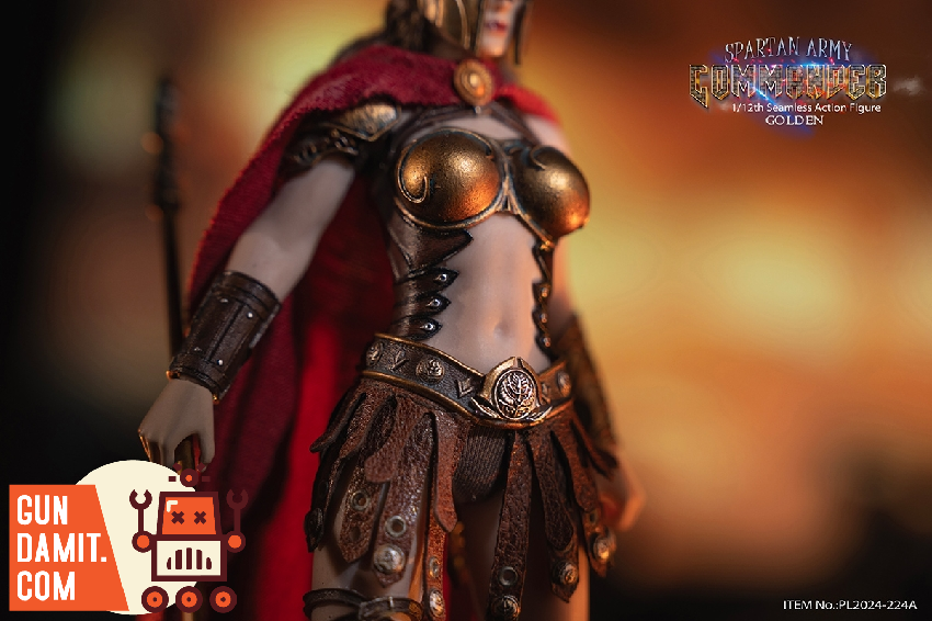 TBLeague 1/12 Spartan Commander Golden full armor side view TBLeague 1/12 Spartan Commander Golden full armor side view