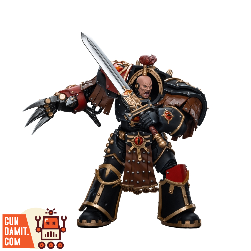 Warhammer Horus Heresy Abaddon First Captain weapons display Warhammer Horus Heresy Abaddon First Captain weapons display