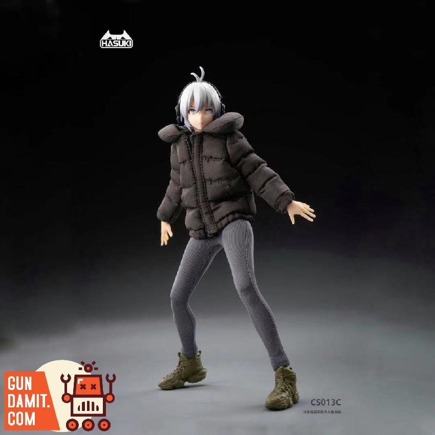 CS013C brown puffer jacket clothing set figure standing pose CS013C brown puffer jacket clothing set figure standing pose
