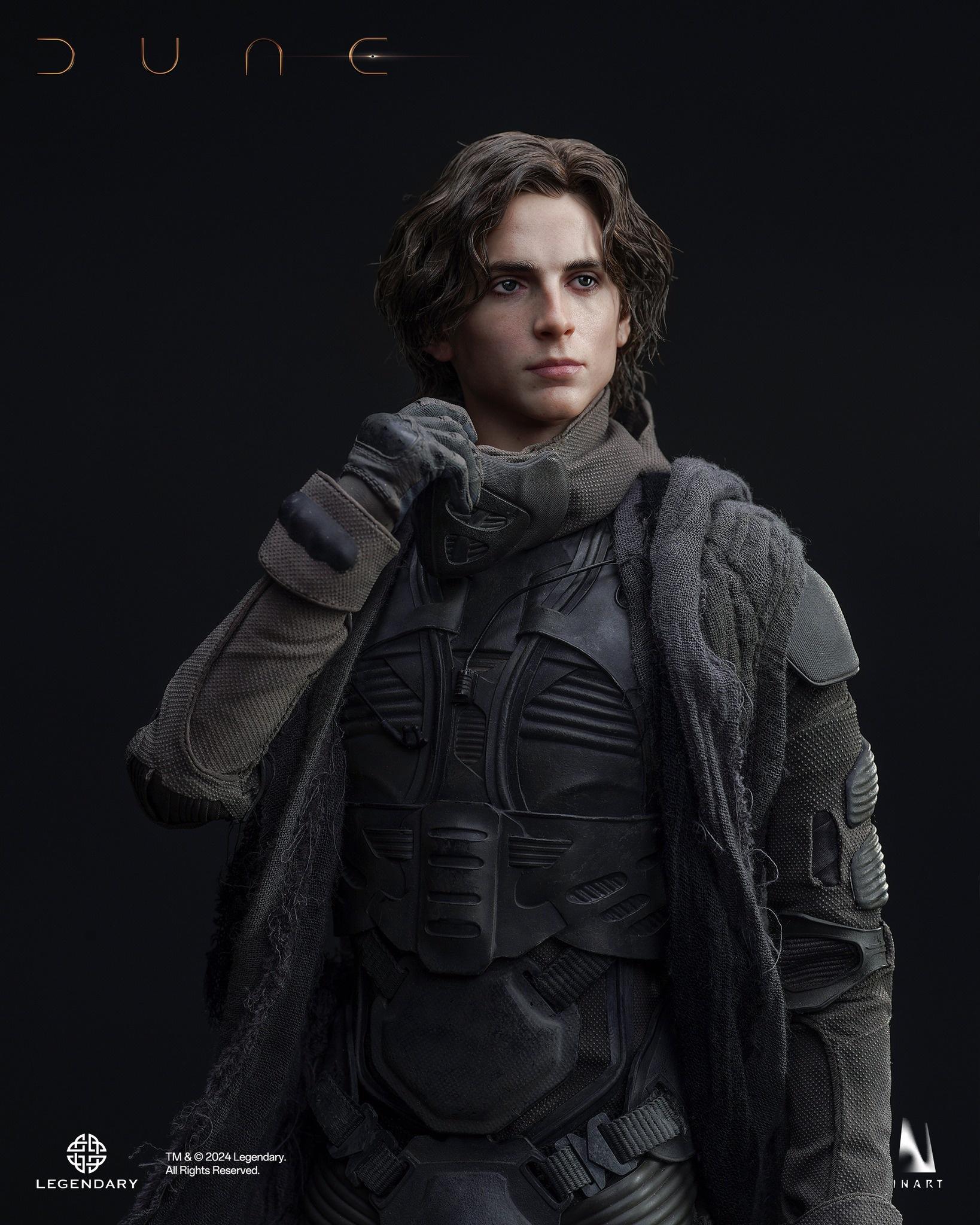 Paul Atreides Deluxe upper body portrait with scarf detail Paul Atreides Deluxe upper body portrait with scarf detail