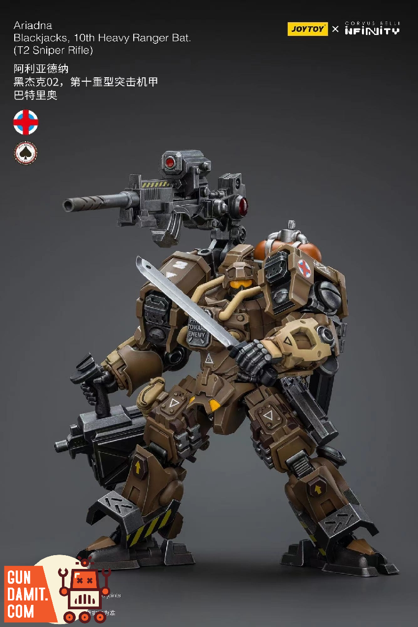 JoyToy Infinity Blackjacks Sniper Rifle upper body detail JoyToy Infinity Blackjacks Sniper Rifle upper body detail
