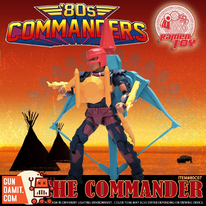 Apache Commander 80s Commanders series action pose with weapon Apache Commander 80s Commanders series action pose with weapon