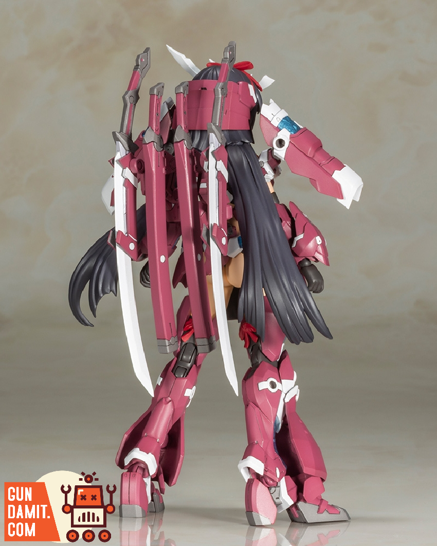 Kotobukiya Magatsuki model kit rear view wing units Kotobukiya Magatsuki model kit rear view wing units