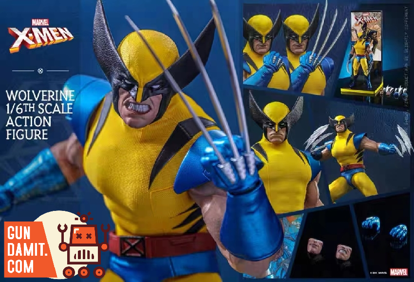 HS01 X-Men Wolverine side view action pose with claws HS01 X-Men Wolverine side view action pose with claws
