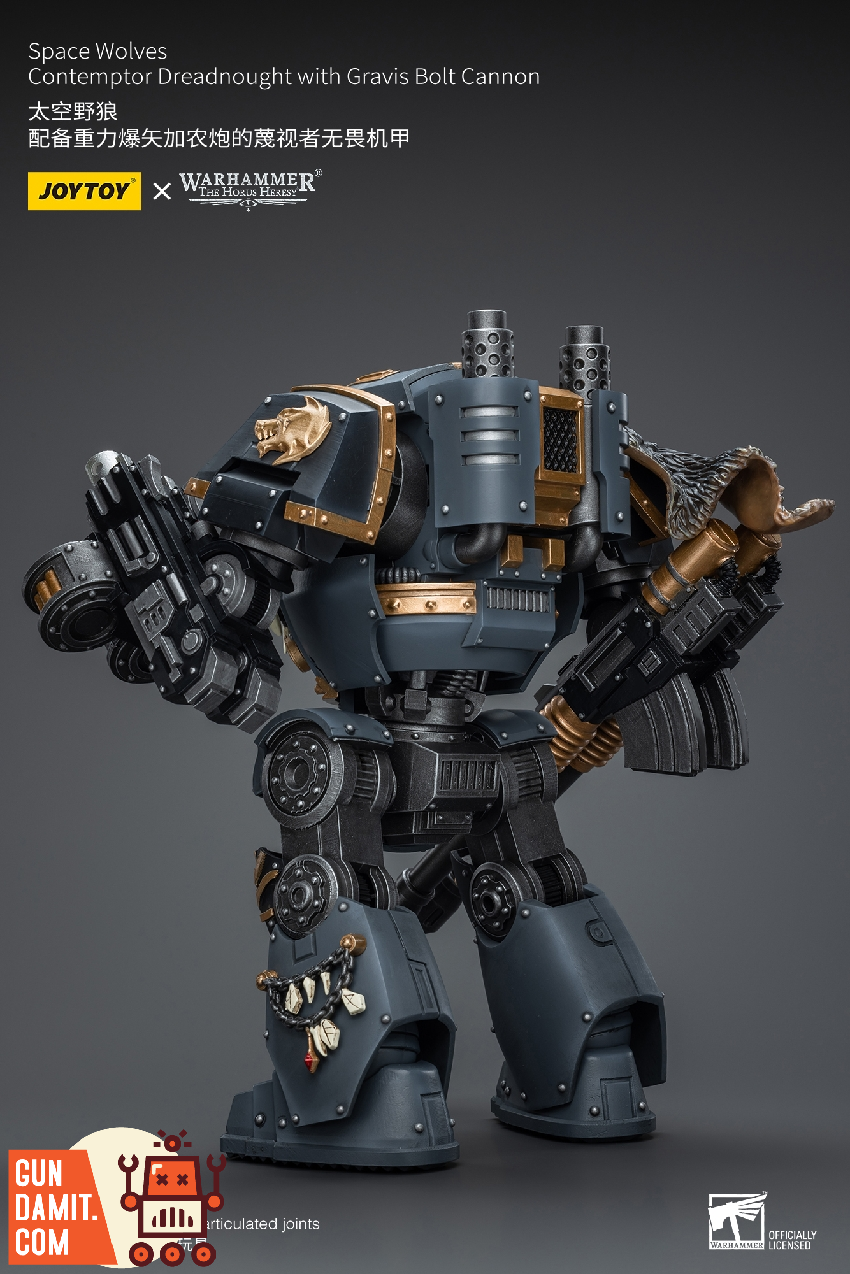 JoyToy Warhammer Contemptor Dreadnought dynamic battle pose JoyToy Warhammer Contemptor Dreadnought dynamic battle pose